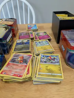 18.5 lb Pokemon Card Collection bulk lot- Rares- Holos- Japanese- Tins - Image 5