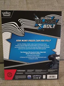 Pokemon TCG Black Bolt Binder Collection Brand NEW! - Image 6
