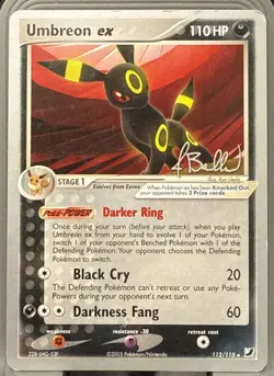 Umbreon ex 112/115 Jimmy Ballard World Championships 2006 Unseen Pokemon Card - Image 1
