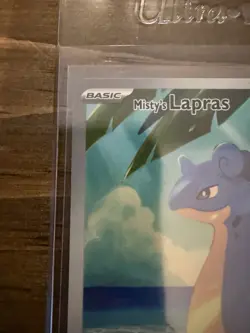 Pokemon TCG Destined Rivals Misty's Lapras Illustration Rare Card 194/182 - Image 2