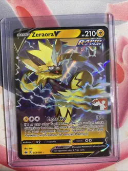 Zeraora V Pokemon Prize Pack Series 1 Promo Pokemon Card Play Stamp LP - Image 3