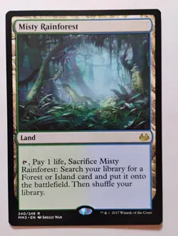 1x Misty Rainforest, Modern Masters 2017, NM, MTG - Image 1