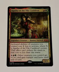 MTG Agatha of the Vile Cauldron - Wilds of Eldraine NM - Image 1