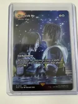 Mtg FF Stay with Me - Rhystic Study (Showcase) 0031 Fresh Pull - Image 1