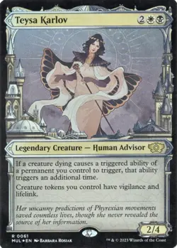 MTG Teysa Karlov 61 Rare Foil Multiverse Legends VLP Card - Image 1
