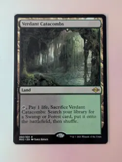 MTG Verdant Catacombs Modern Horizons 2 MH2 Rare Light Play LP Magic - Image 1