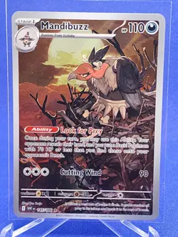 Pokemon Mandibuzz 145/086 White Flare English Rare Illustration Full Art - Image 1