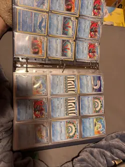 Pokemon water type cards binder collection, includes binder (NEW). - Image 1