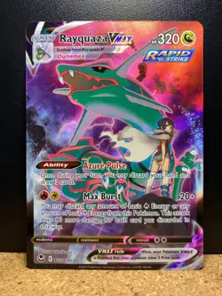 Pokemon Rayquaza VMAX Silver Tempest Trainer Gallery Ultra Rare TG20/TG30 NM - Image 1