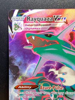 Pokemon Rayquaza VMAX Silver Tempest Trainer Gallery Ultra Rare TG20/TG30 NM - Image 2