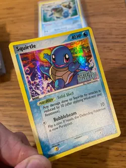 NM! Squirtle (64/100) EX Crystal Guardians Stamped Reverse Holo Pokemon Card! - Image 3