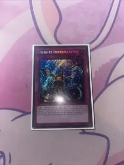 Yugioh Infinite Impermanence Secret Rare RA01-EN075 1st Edition NM - Image 1