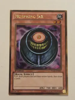 Morphing Jar PGLD-EN081 Premium Gold Rare Yugioh Card 1st Edition Near Mint - Image 1