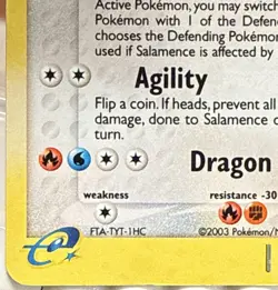 Salamence 10/97 - EX Dragon HOLO RARE Foil Pokemon Card TCG English 2003 - NM - Image 5