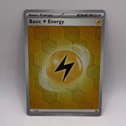 Basic Lightning Energy 4 Sv: Shrouded Fable Reverse Holo LP Pokémon Card - Image 1