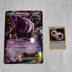 Pokémon XY Phantom Forces Gengar EX Oversized Jumbo Card 34/119 LP Condition - Image 1
