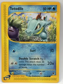 Totodile 134/165 Expedition Base Set Pokemon Card - Image 1