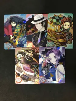 Demon Slayer SSR Card Lot Nezuko, Shinobu, Tanjiro, Muzan, Giyo - Image 1