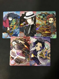 Demon Slayer SSR Card Lot Nezuko, Shinobu, Tanjiro, Muzan, Giyo - Image 1