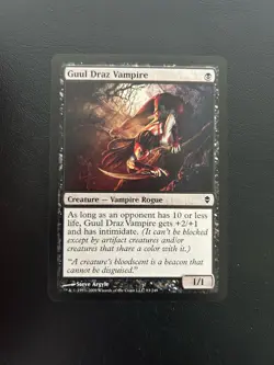 Mtg Guul Draz Vampire Zendikar Regular Common 93/249 - Image 1