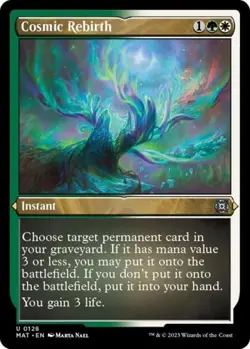 Cosmic Rebirth (Foil Etched) -Foil Near Mint MTG - Image 1
