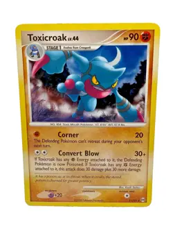 Toxicroak 11/99 Rare Platinum Arceus Holo Pokemon Card Pokemon TCG - Image 1