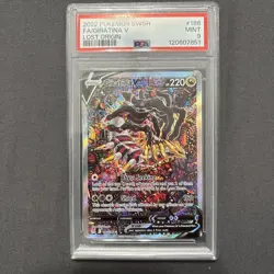 Pokemon 2022 Giratina V 186/196 Alt Art Lost Origin PSA 9 - Image 1