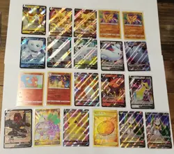 Pokemon  21 Card Lot Vivid Voltage Charizard Vmax Pikachu Full Art Secret Rare - Image 1