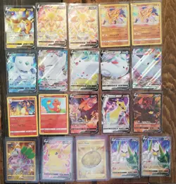 Pokemon  21 Card Lot Vivid Voltage Charizard Vmax Pikachu Full Art Secret Rare - Image 16