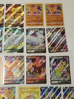 Pokemon  21 Card Lot Vivid Voltage Charizard Vmax Pikachu Full Art Secret Rare - Image 5