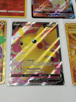 Pokemon  21 Card Lot Vivid Voltage Charizard Vmax Pikachu Full Art Secret Rare - Image 9