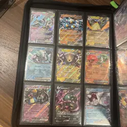 Pokemon Card Binder Collection Lot Reshiram ex, Garchomp ex, V And Ex + More - Image 2
