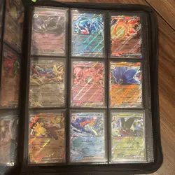 Pokemon Card Binder Collection Lot Reshiram ex, Garchomp ex, V And Ex + More - Image 3