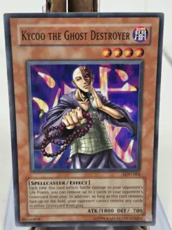 Yugioh Kycoo the Ghost Destroyer LON-062 Super Rare Unlimited NM/LP - Image 1