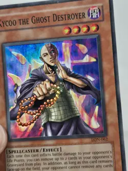 Yugioh Kycoo the Ghost Destroyer LON-062 Super Rare Unlimited NM/LP - Image 6