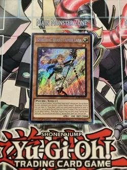 Spiritual Beast Tamer Lara Secret Rare 1st Edition BLTR-EN017 Yugioh - Image 1
