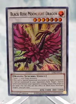 Yugioh Black Rose Moonlight Dragon LDS2-EN112 Ultra Rare - NM - Image 1