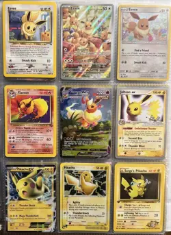 Pokémon Card Binder Collection Of 54 Mixed Cards Including Holos, Promos&Reverse - Image 1