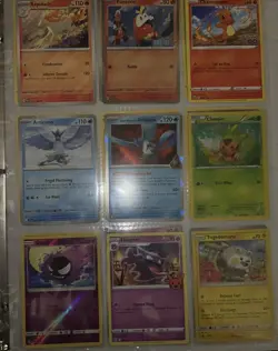 Pokémon Card Binder Collection Of 54 Mixed Cards Including Holos, Promos&Reverse - Image 5