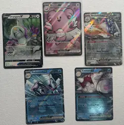 5x Pokémon Card Lot – All EX / V Cards – Modern Era – Mint – See Photos - Image 1