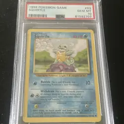 Pokémon TCG Squirtle Base Set 63/102 Regular 1999-2000 Wizards Base Set Copyright Common - Image 4