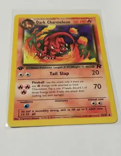 Pokemon 8 Card Lot Vintage 1st Ed Dark Charmeleon Blastoise Base Exeggutor - Image 3