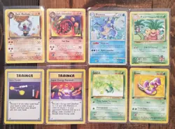 Pokemon 8 Card Lot Vintage 1st Ed Dark Charmeleon Blastoise Base Exeggutor - Image 7