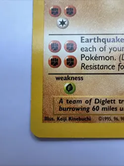 Pokémon TCG Dugtrio Card Unlimited Base Set 19/102 Rare LP Vintage WotC 1999 NM - Image 6