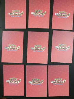 Pokemon Let's Go Eevee Database Set Eevee Poncho Red Holo 9 Cards Peru - Image 4
