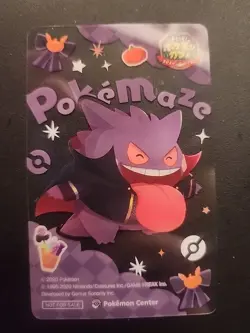 Gengar Clear Card - Pokemon Cafe PokeMaze Halloween Campaign - LP - Image 3