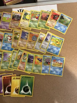 37 Mixed Vintage (Jungle Fossil) Pokémon Card Lot Vintage WOTC No Dups - Image 10