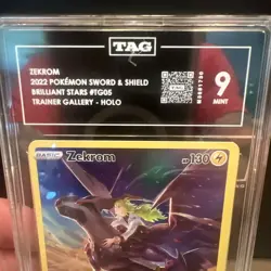 Pokémon TCG Zekrom Trainer Gallery Full Art Holo Rare Card TG05/TG30 TAG 9 - Image 2