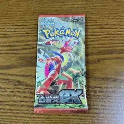 Pokemon Card Scarlet ex & Violet ex 1+1 Factory SEALED Korean Base Booster Packs - Image 9