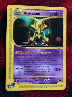 Alakazam #2 – Pokémon Skyridge 2003 WOTC Vintage Card - Image 1